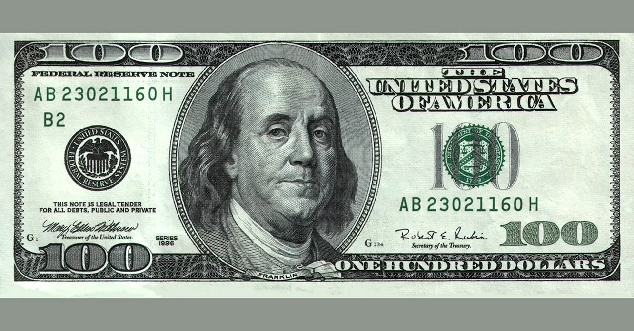 100 Долларов 2006 г. Картинка