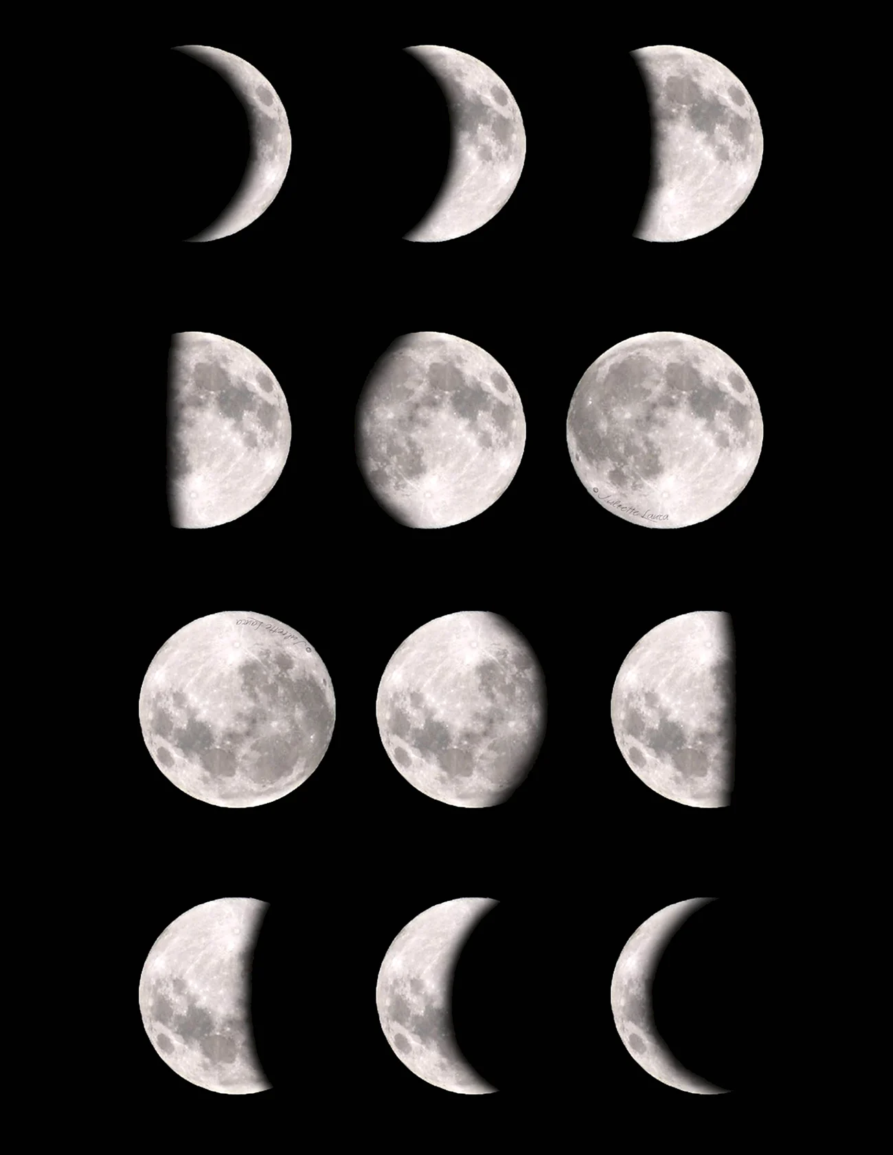 Фазы луны их. Рост Луны. Разные формы Луны. Вид Луны в полнолуние. Вид с Луны.
