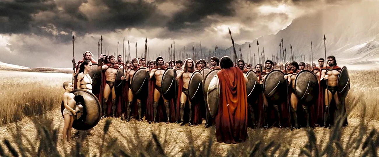 300 Спартанцев битва Леонид. Картинка