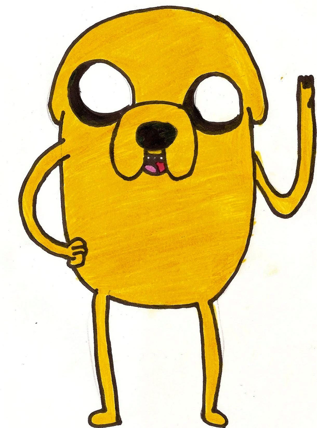 Adventure time Джейк. Для срисовки
