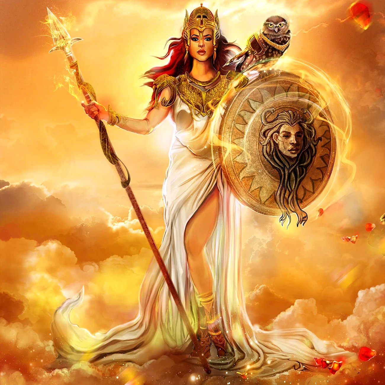 Афина Паллада богиня. Картинка из мультфильма