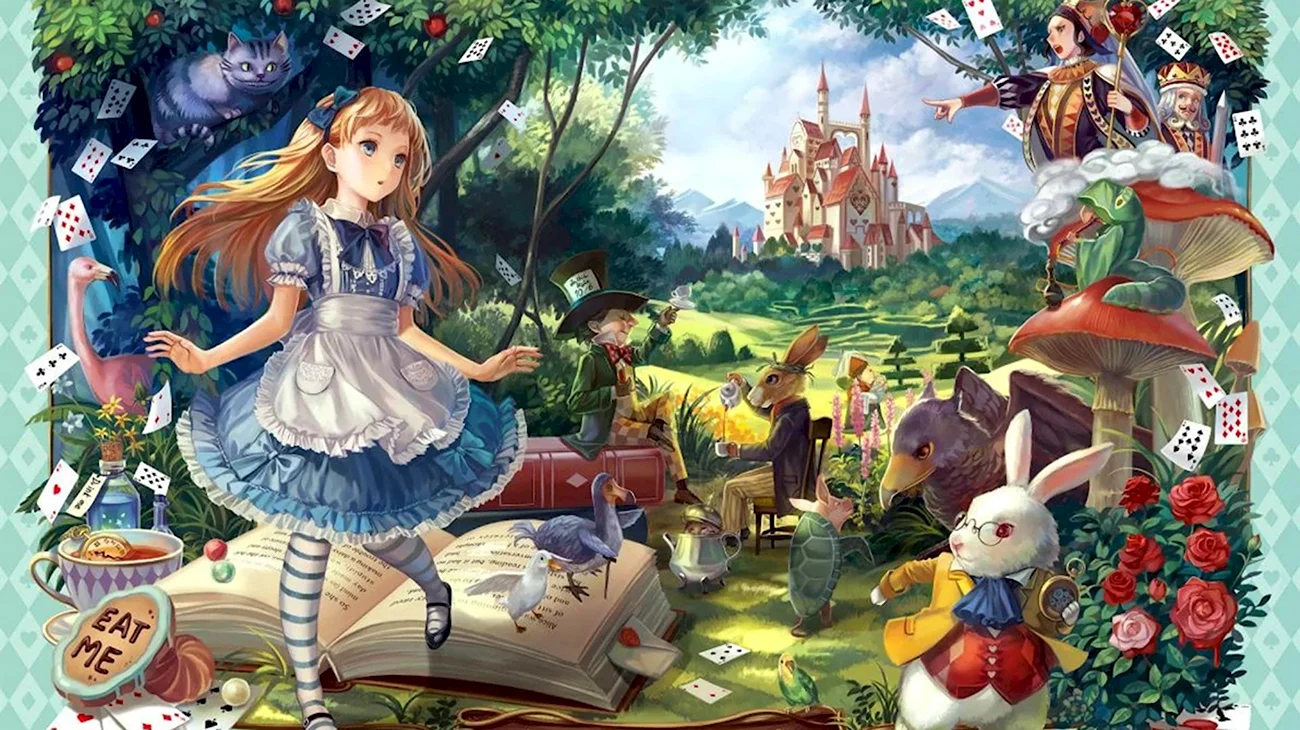 Алиса из Алисы в стране чудес. Картинка