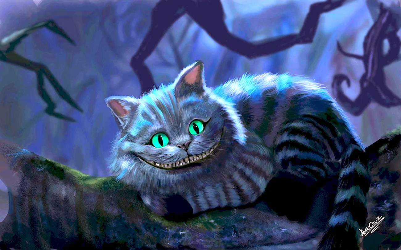 Алиса в стране чудес Чеширский кот. Картинка