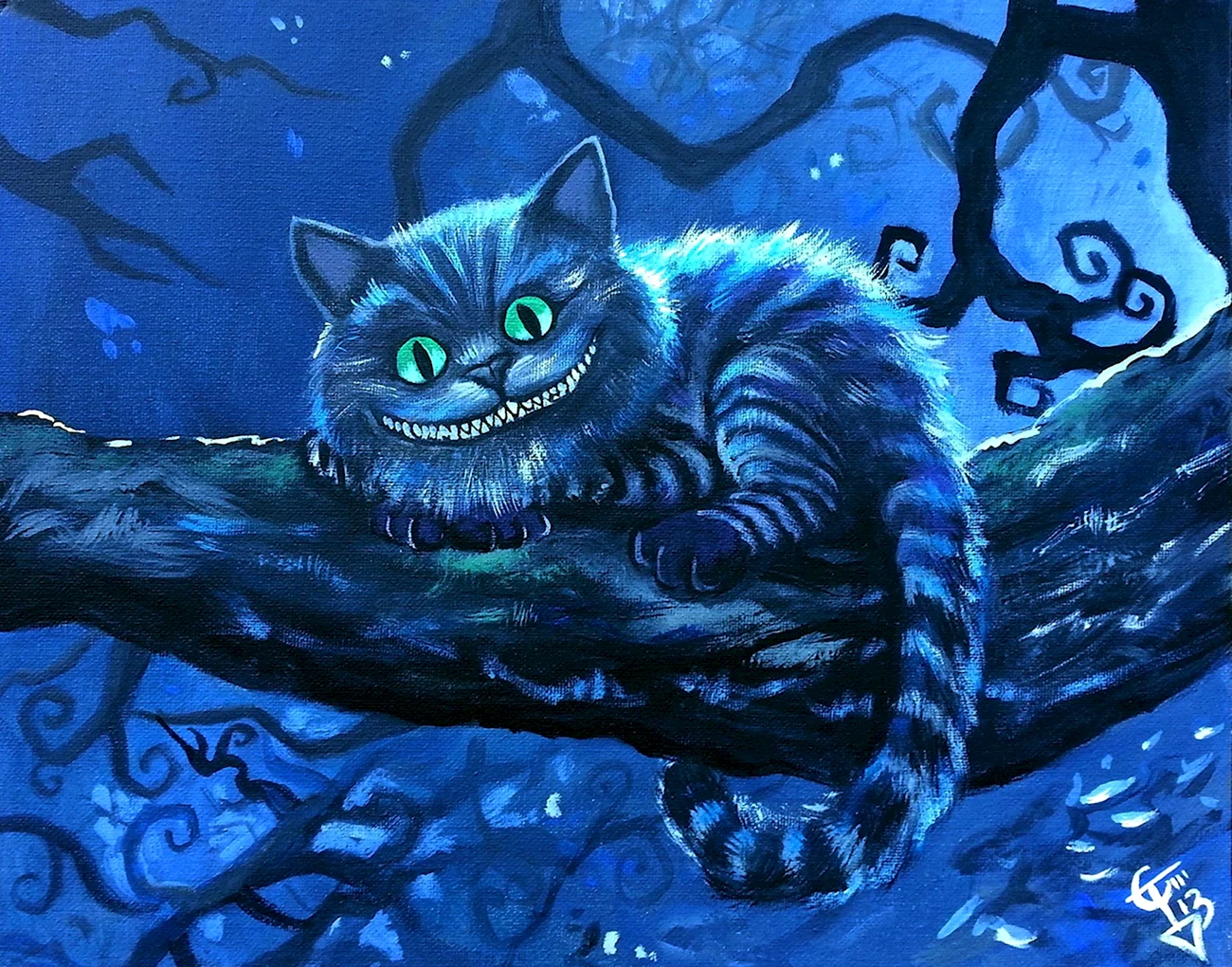 Алиса в стране чудес Чеширский кот. Картинка