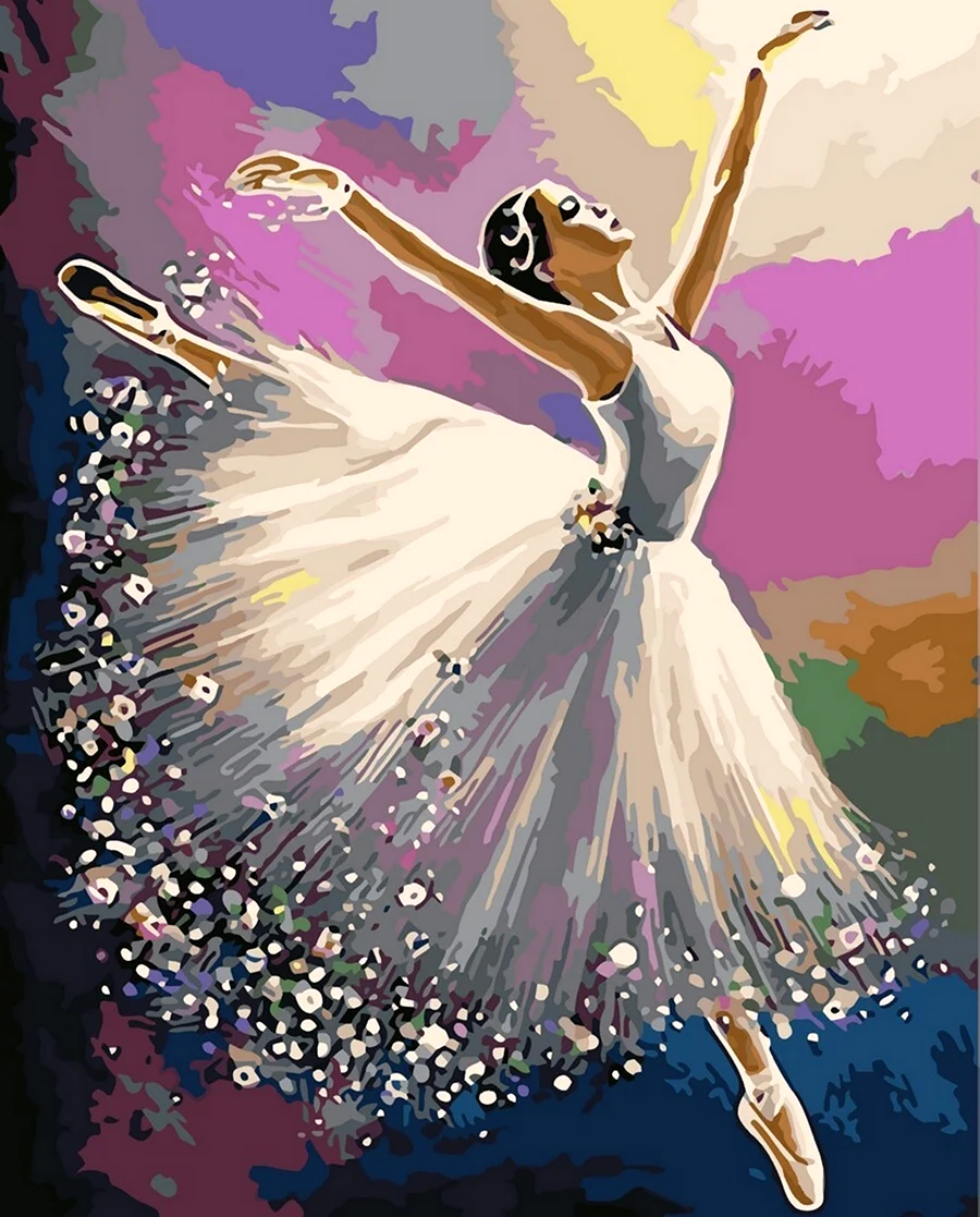 Алмазная мозаика балерина. Красивая картинка