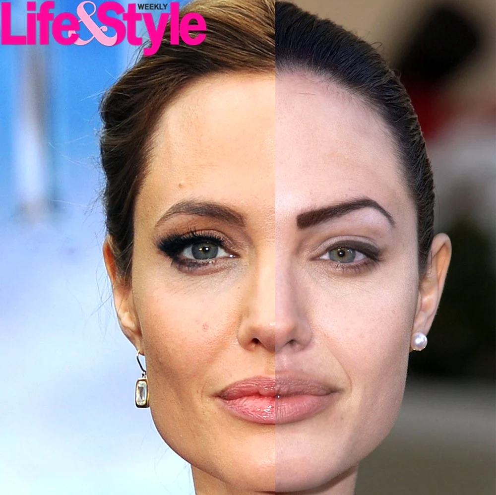 Анджелина Джоли брови 2002. Красивая девушка