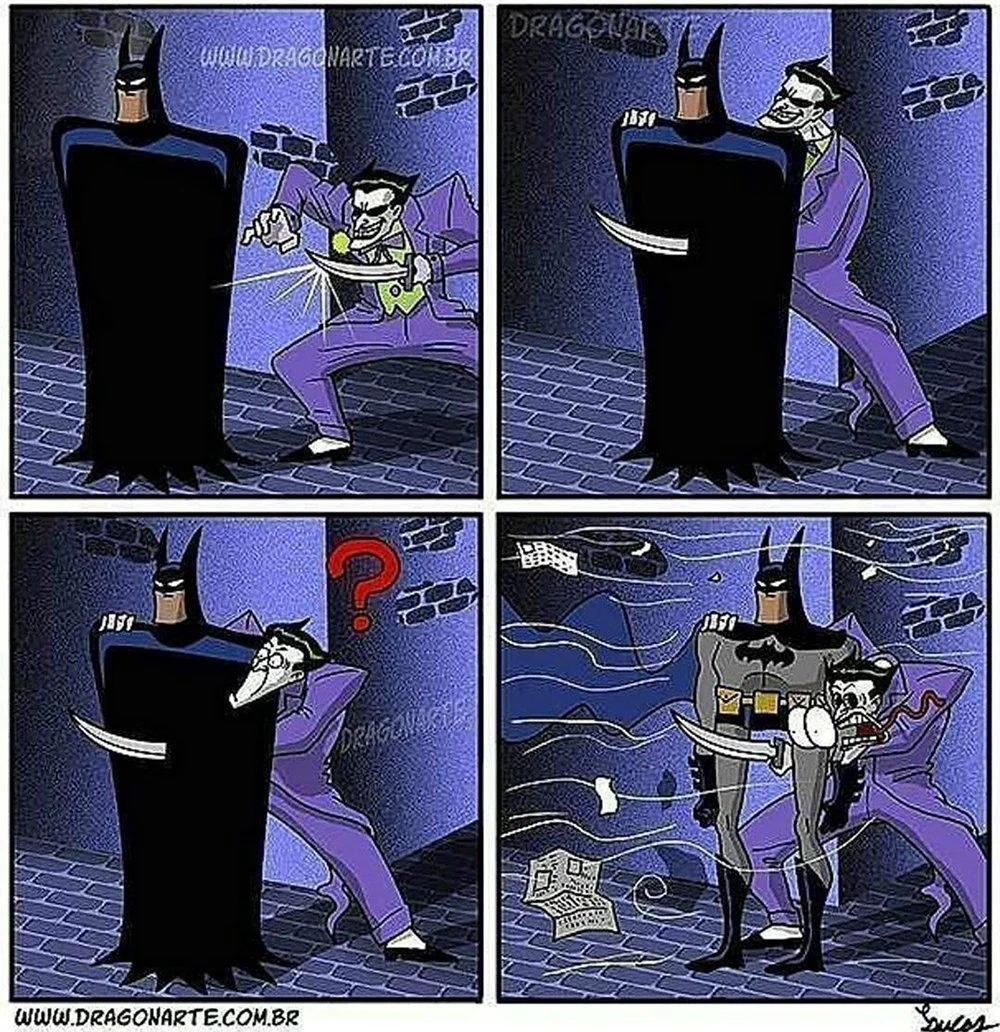 Анекдоты про Бэтмена. Прикольная картинка
