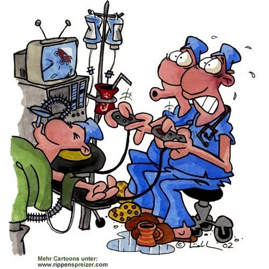Анестезиолог карикатура. Красивая картинка