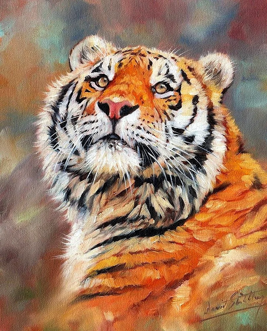 Английский художник David Stribbling... Красивое животное