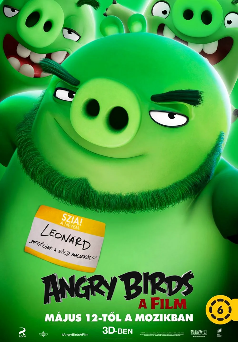 Angry Birds 2 Леонард. Картинка из мультфильма
