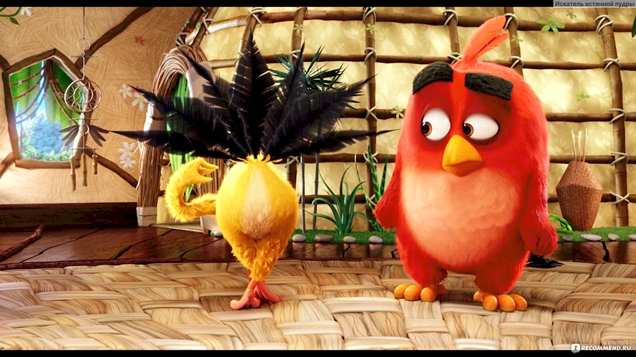 Angry Birds 2 в кино Чак. Картинка из мультфильма