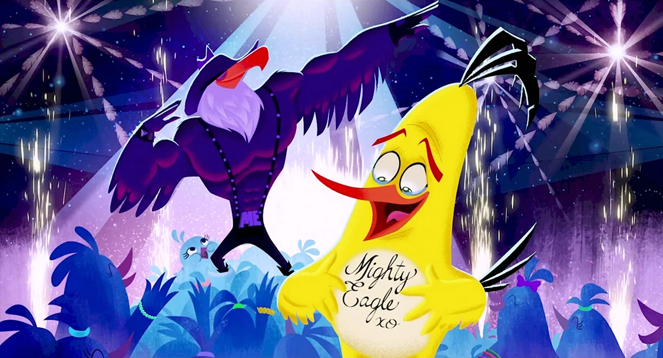 Angry Birds 2 в кино могучий орёл. Картинка из мультфильма