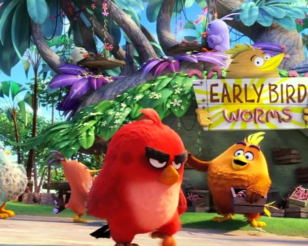Angry Birds 2 в кино Виллоу. Картинка из мультфильма