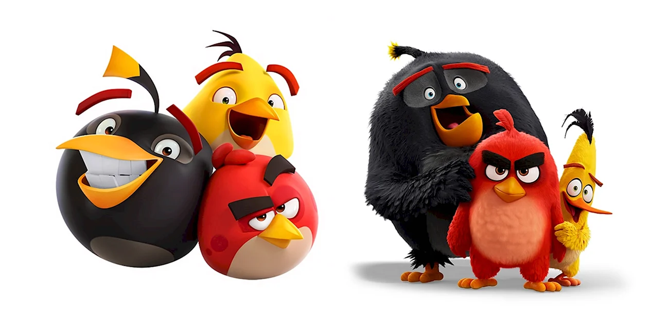 Angry Birds. Картинка из мультфильма