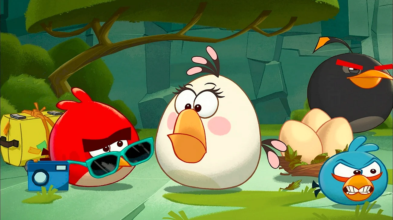 Angry Birds мультсериал. Картинка из мультфильма