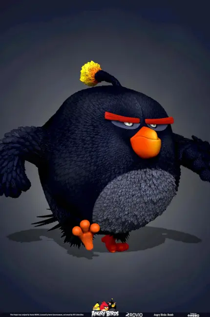Angry Birds пьяный бомбы. Картинка из мультфильма