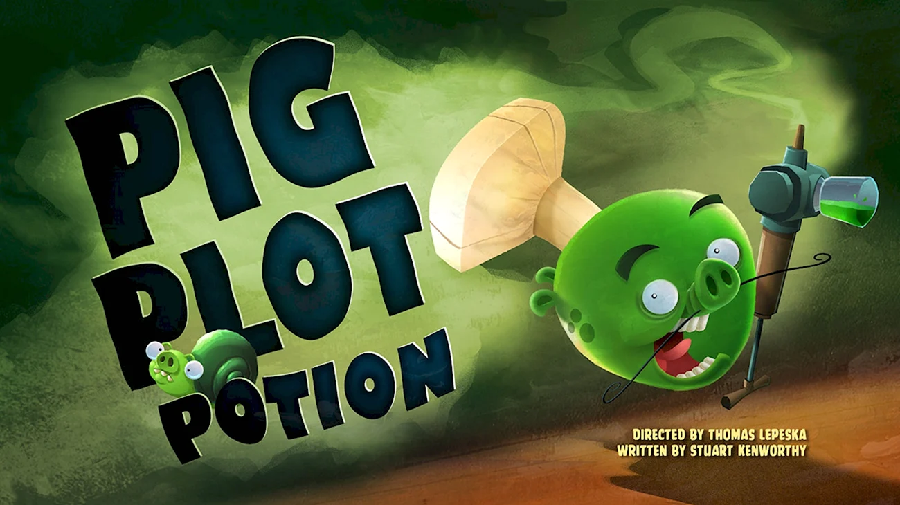 Angry Birds Pig Plot Potion. Картинка из мультфильма