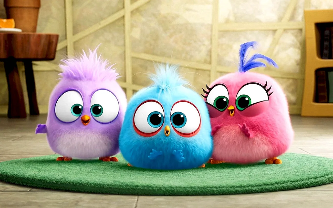 Angry Birds птенчики. Картинка из мультфильма