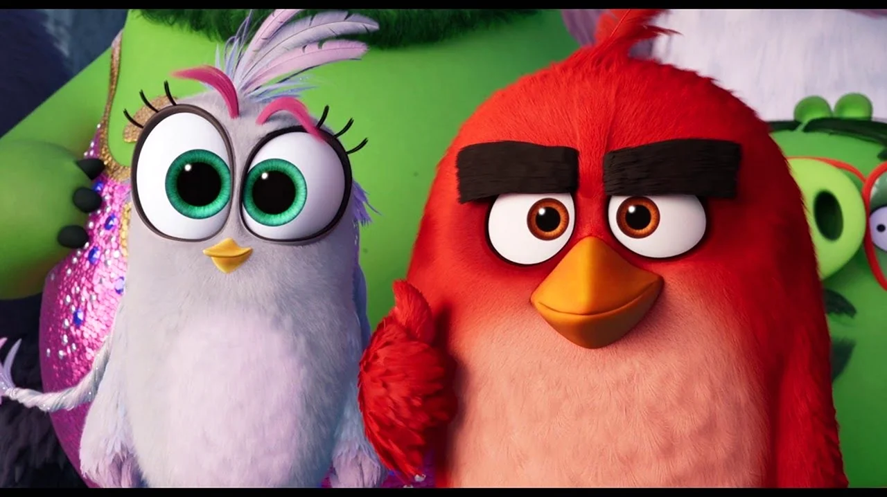 Angry Birds ред и Сильвер. Картинка из мультфильма