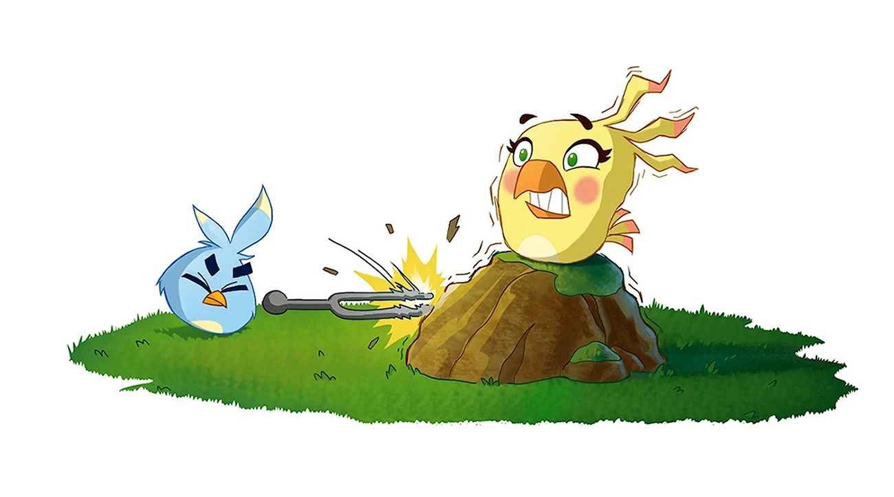 Angry Birds Стелла Поппи. Картинка из мультфильма