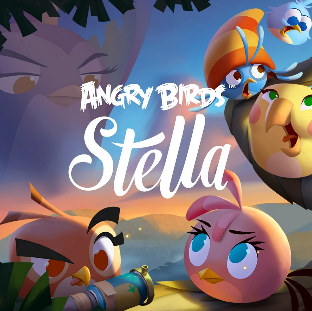 Angry Birds Stella Стелла. Картинка из мультфильма