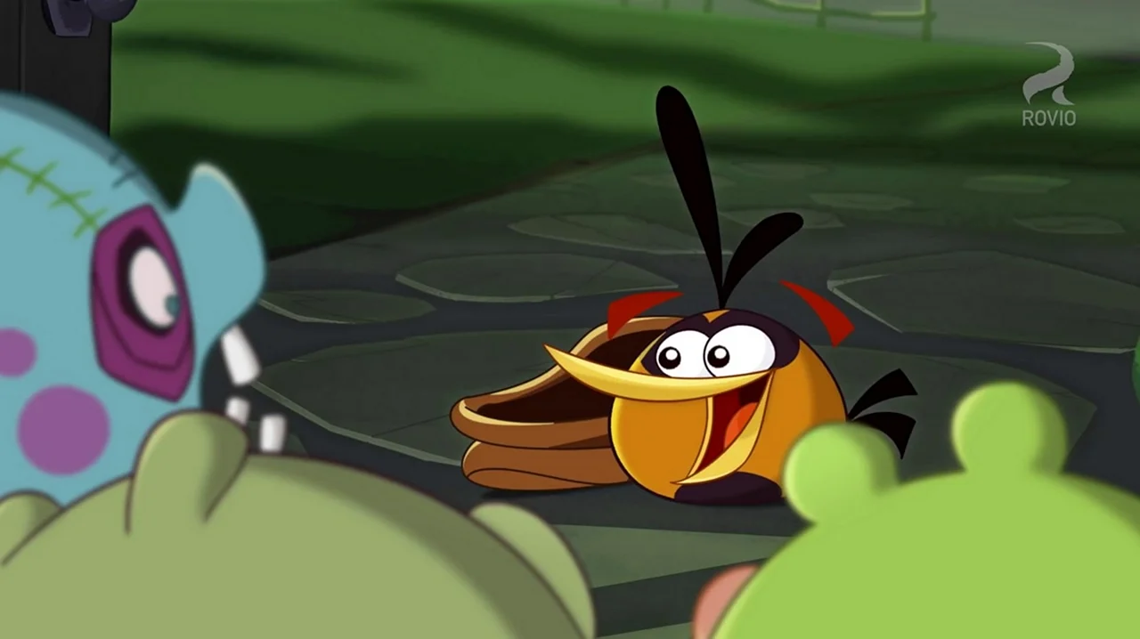Angry Birds toons Баблз. Картинка из мультфильма