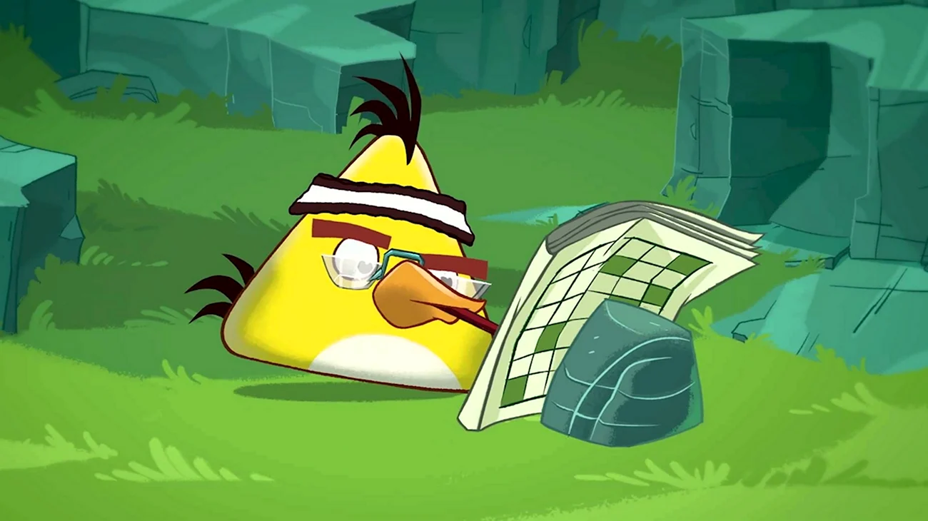 Angry Birds toons Чак. Картинка из мультфильма