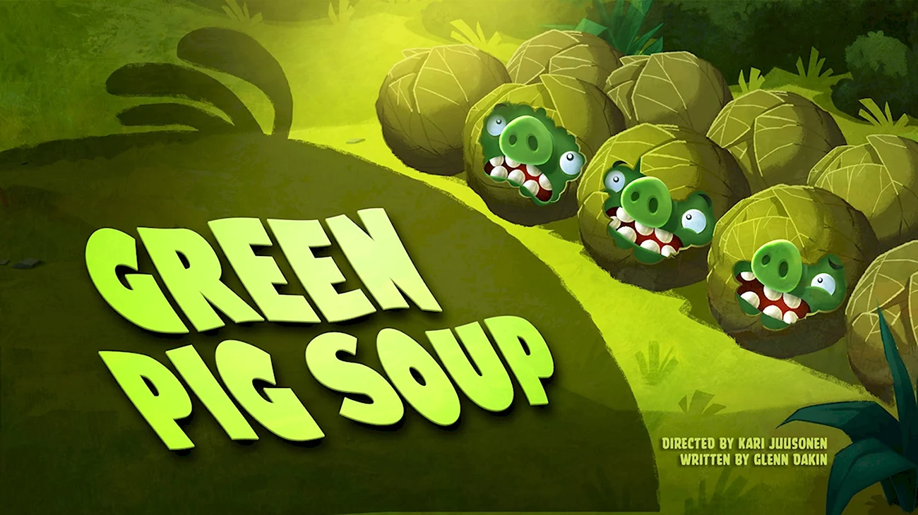 Angry Birds toons Episode 27 Green Pig Soup. Картинка из мультфильма