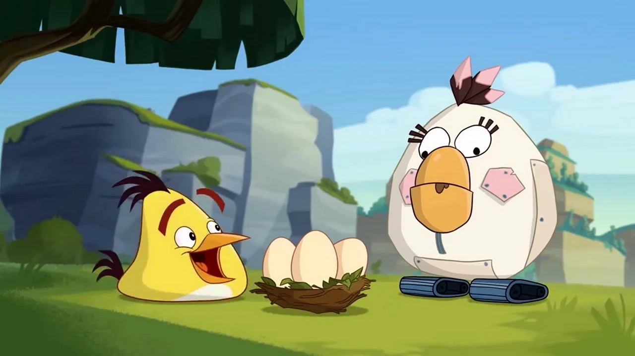 Angry Birds toons Матильда. Картинка из мультфильма