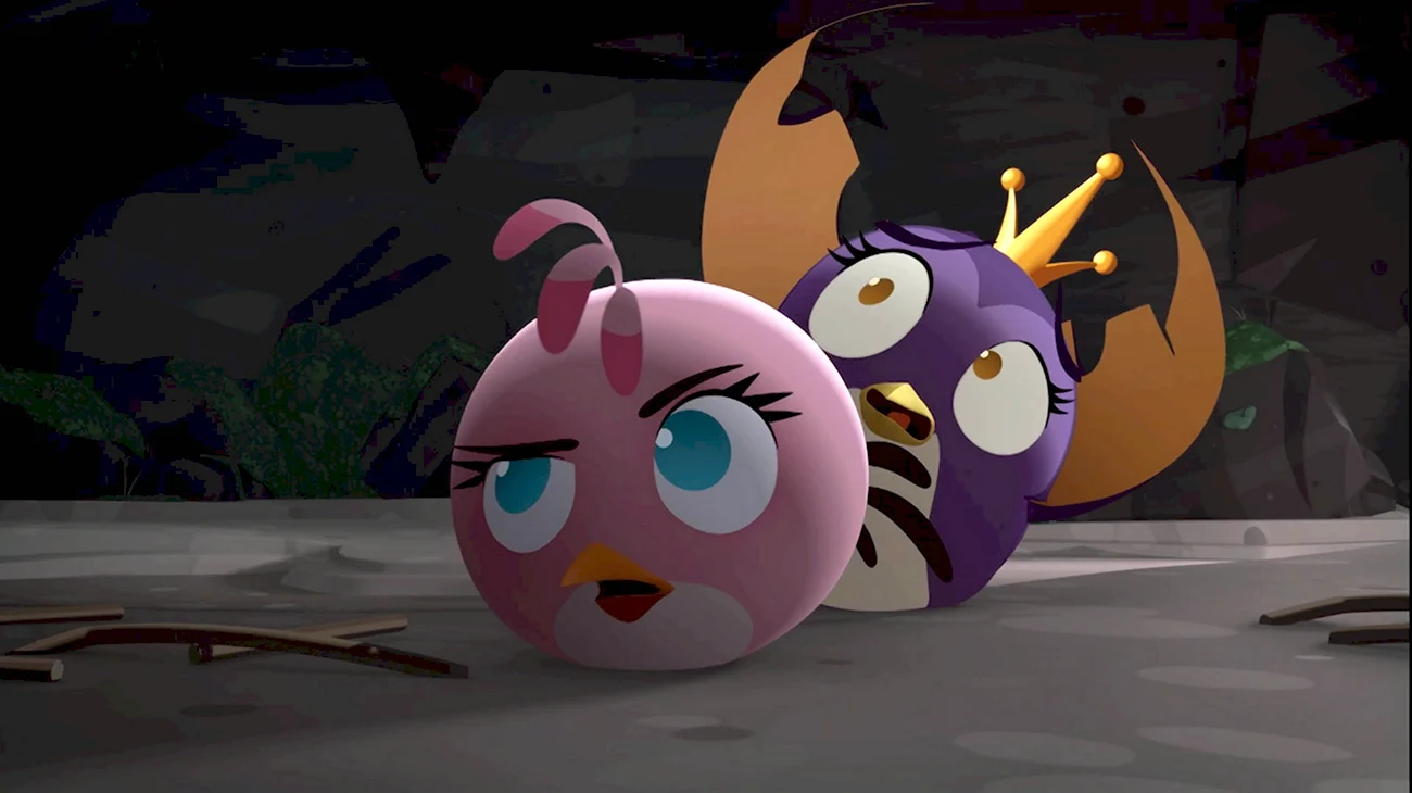 Angry Birds toons Stella. Картинка из мультфильма
