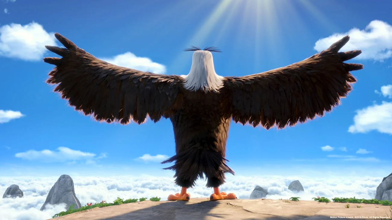 Angry Birds в кино могучий Орел. Картинка из мультфильма