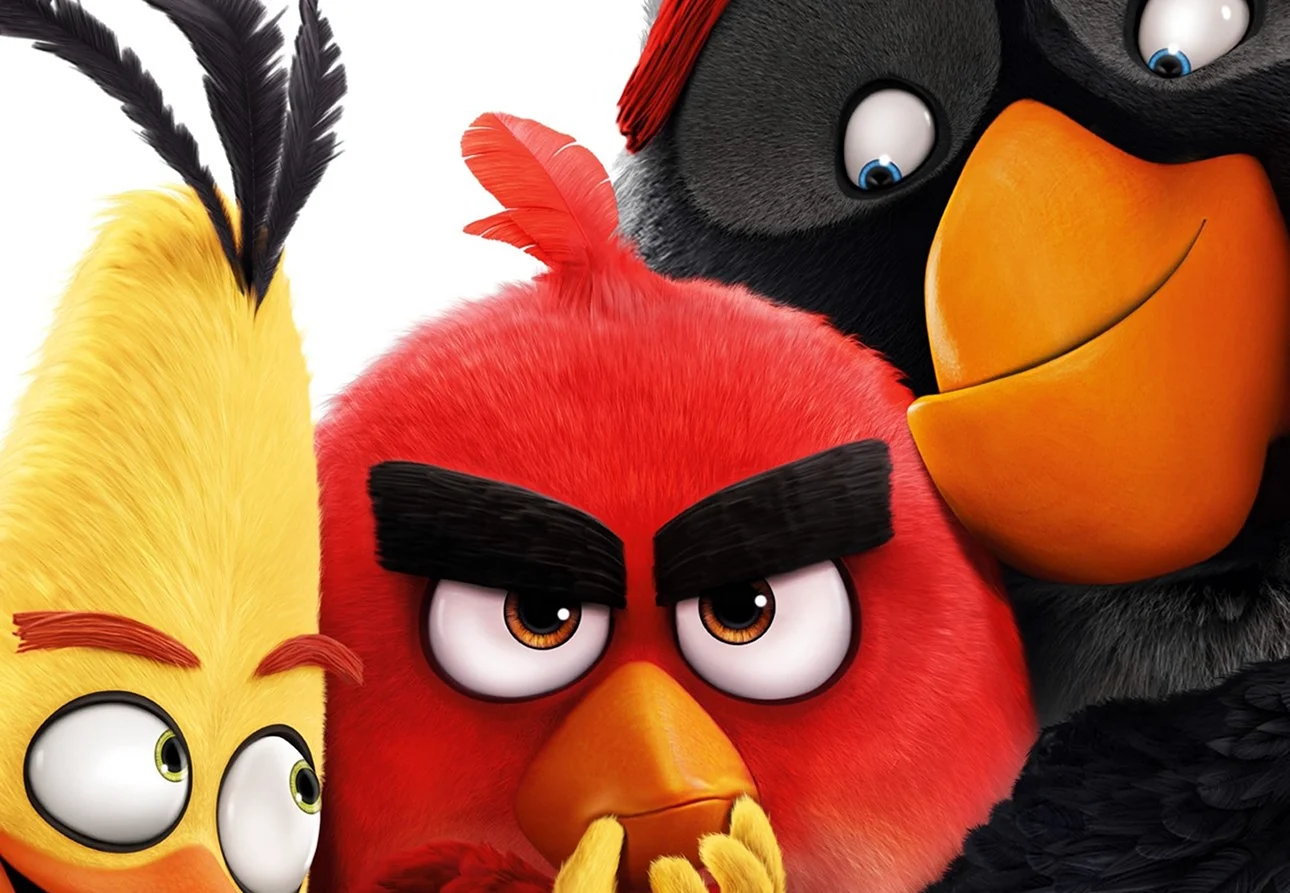 Angry Birds в кино Постер. Картинка из мультфильма