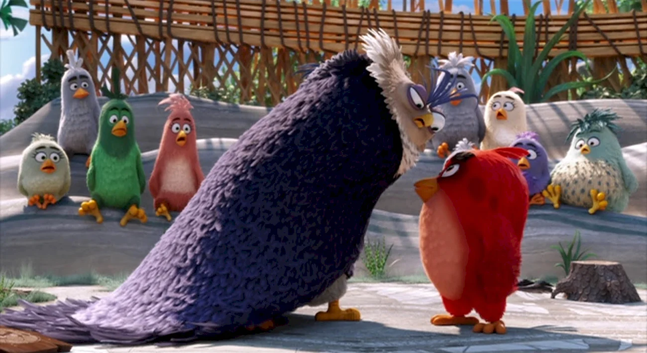 Angry Birds в кино Виллоу. Картинка из мультфильма