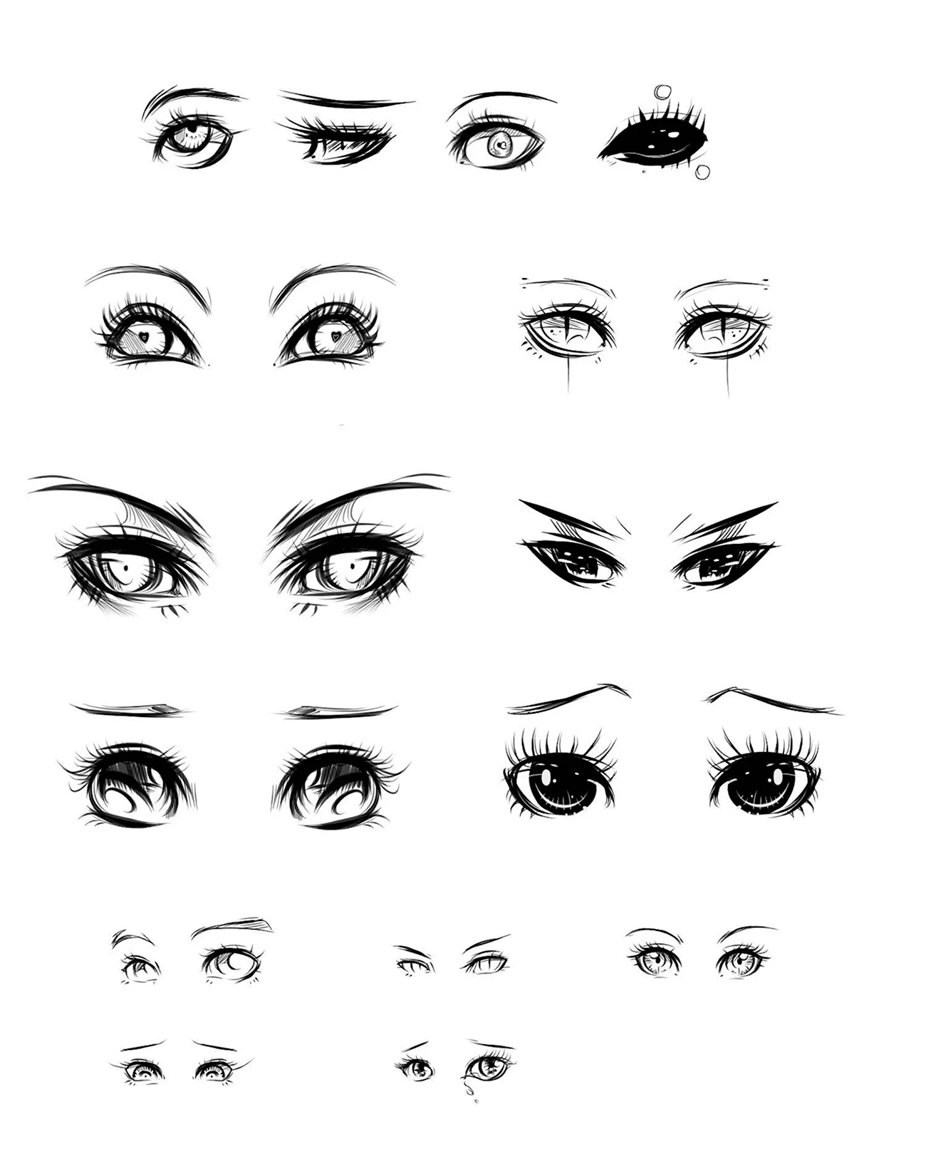 Аниме глаза женские. Красивая картинка
