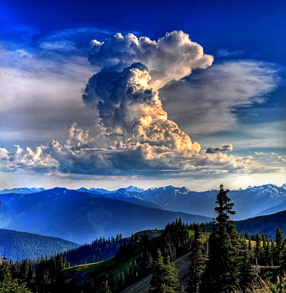 Ансель Адамс облако. Красивая картинка