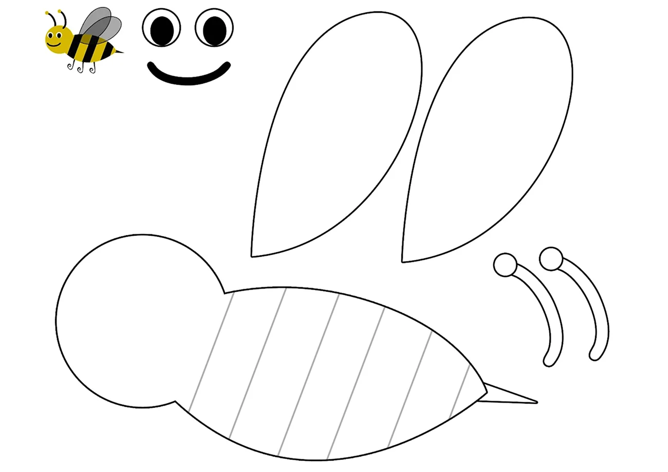 Аппликация из бумаги насекомые. Картинка
