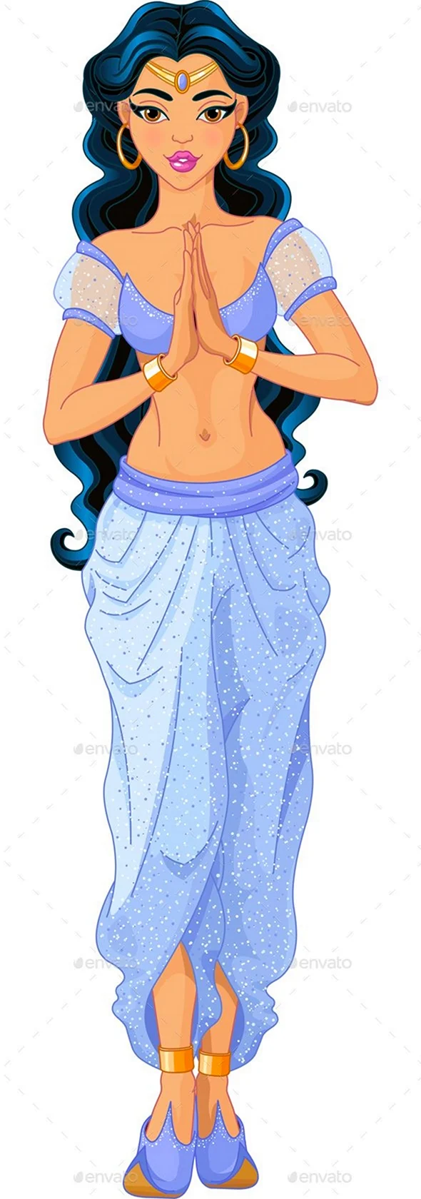 Арабская принцесса рисунок. Картинка из мультфильма
