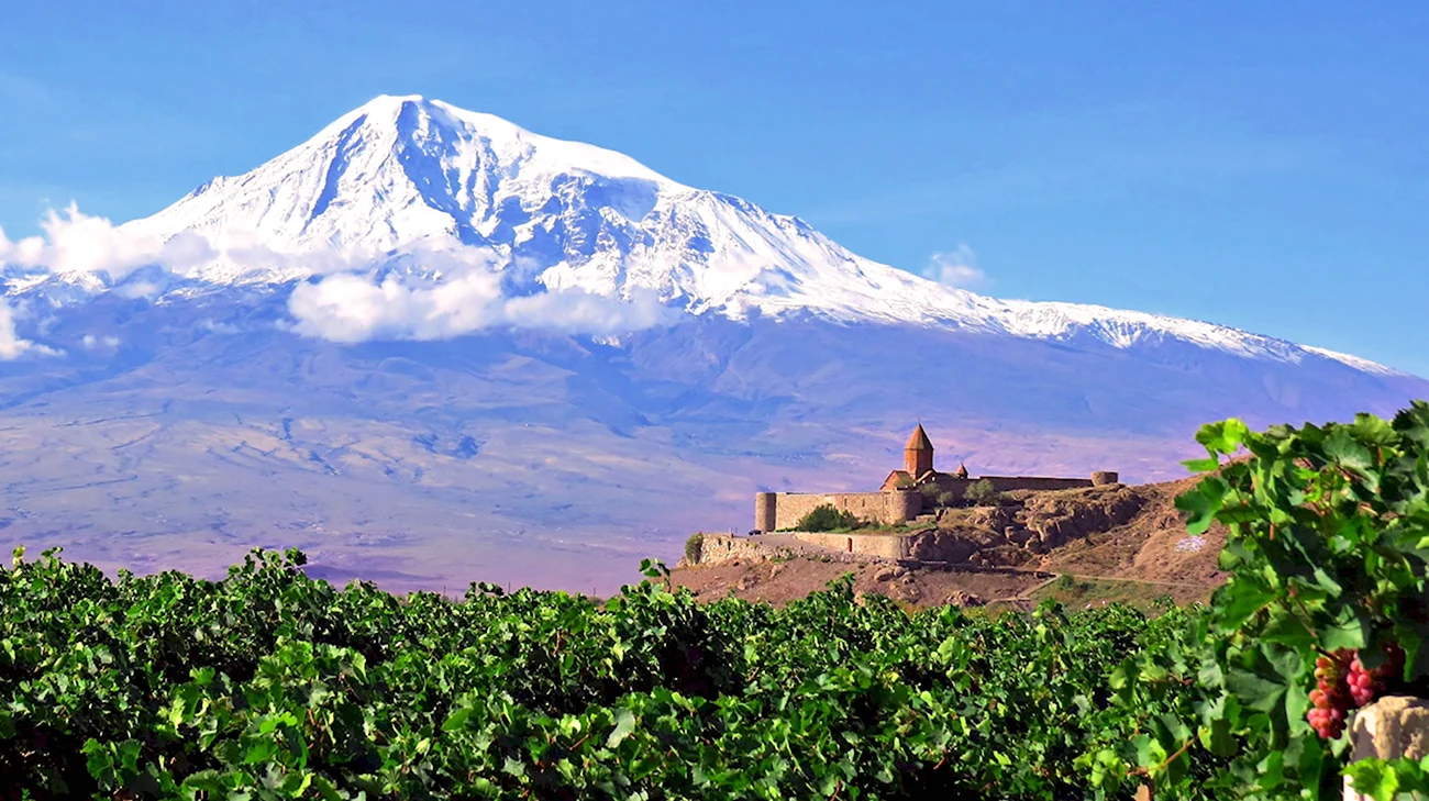 Араратская Долина Армения. Красивая картинка