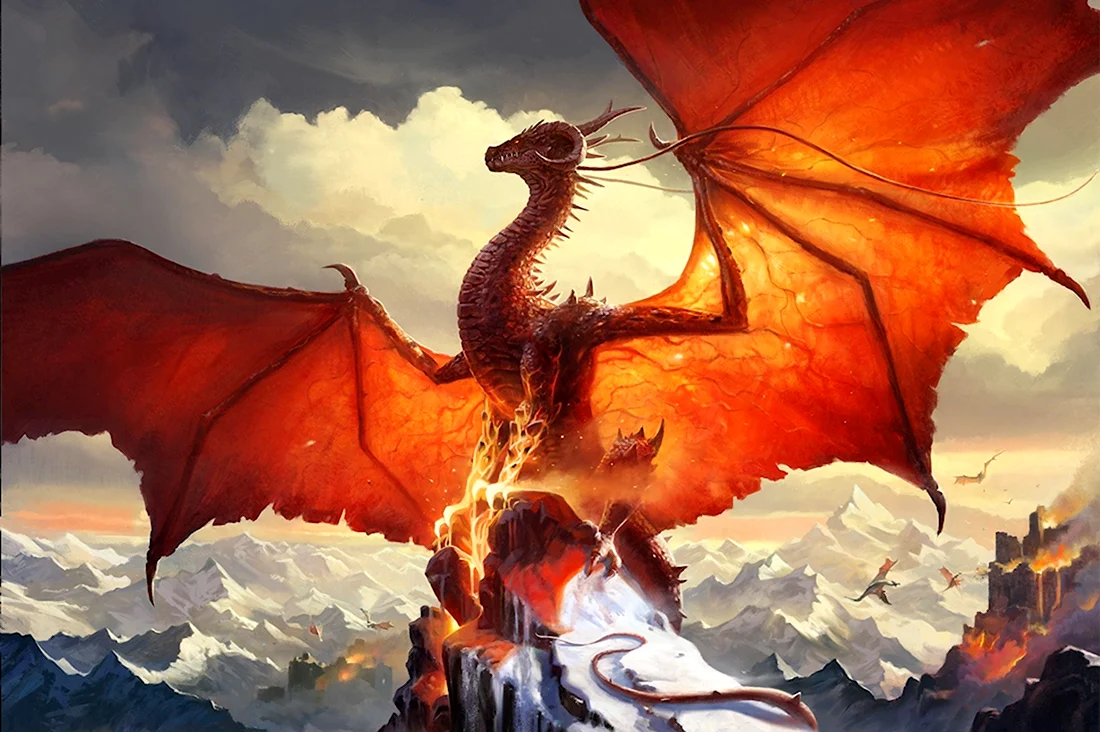 Аркат дракон огня. Красивые картинки животных