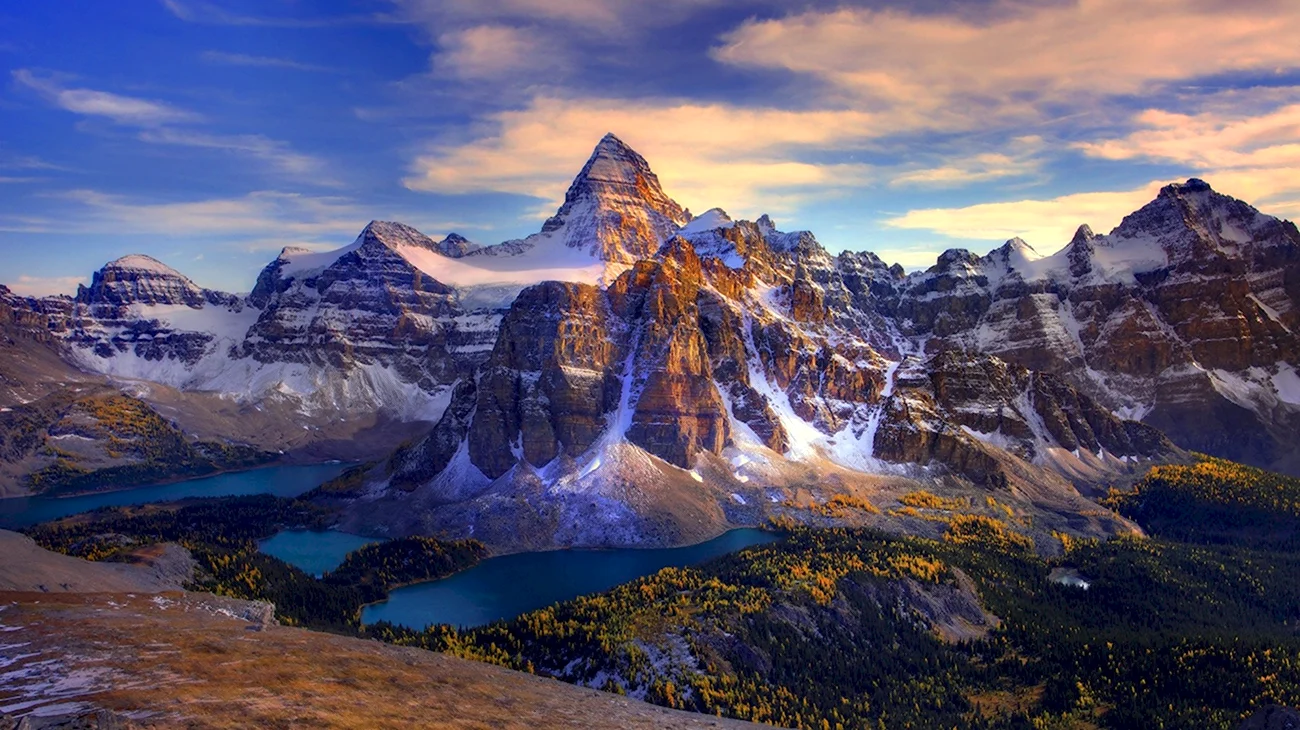 Ассинибойн Британская Колумбия Канада. Красивая картинка