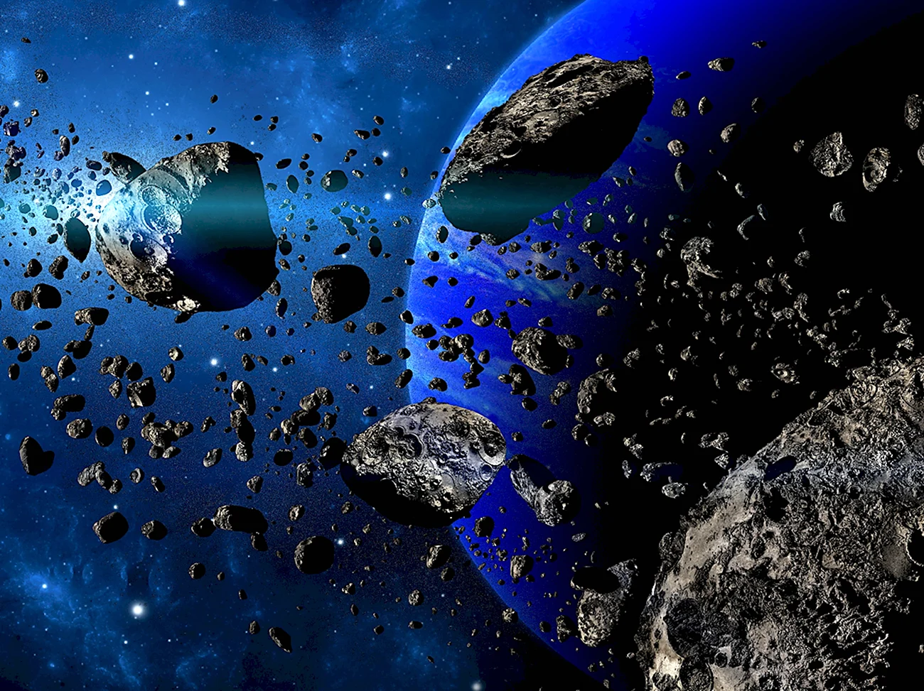 Астероиды. Картинка