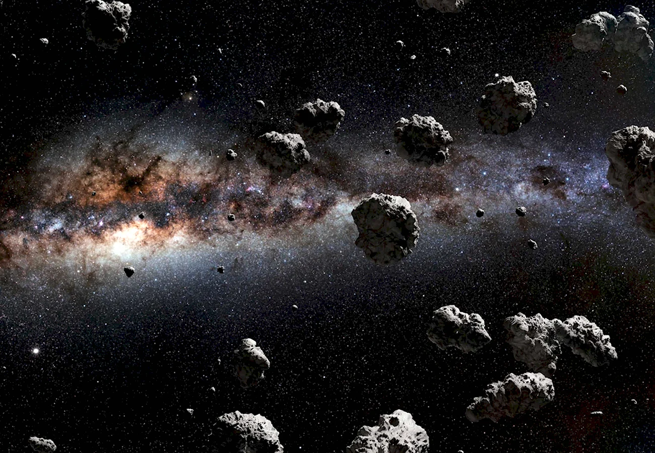 Астероиды фото. Картинка