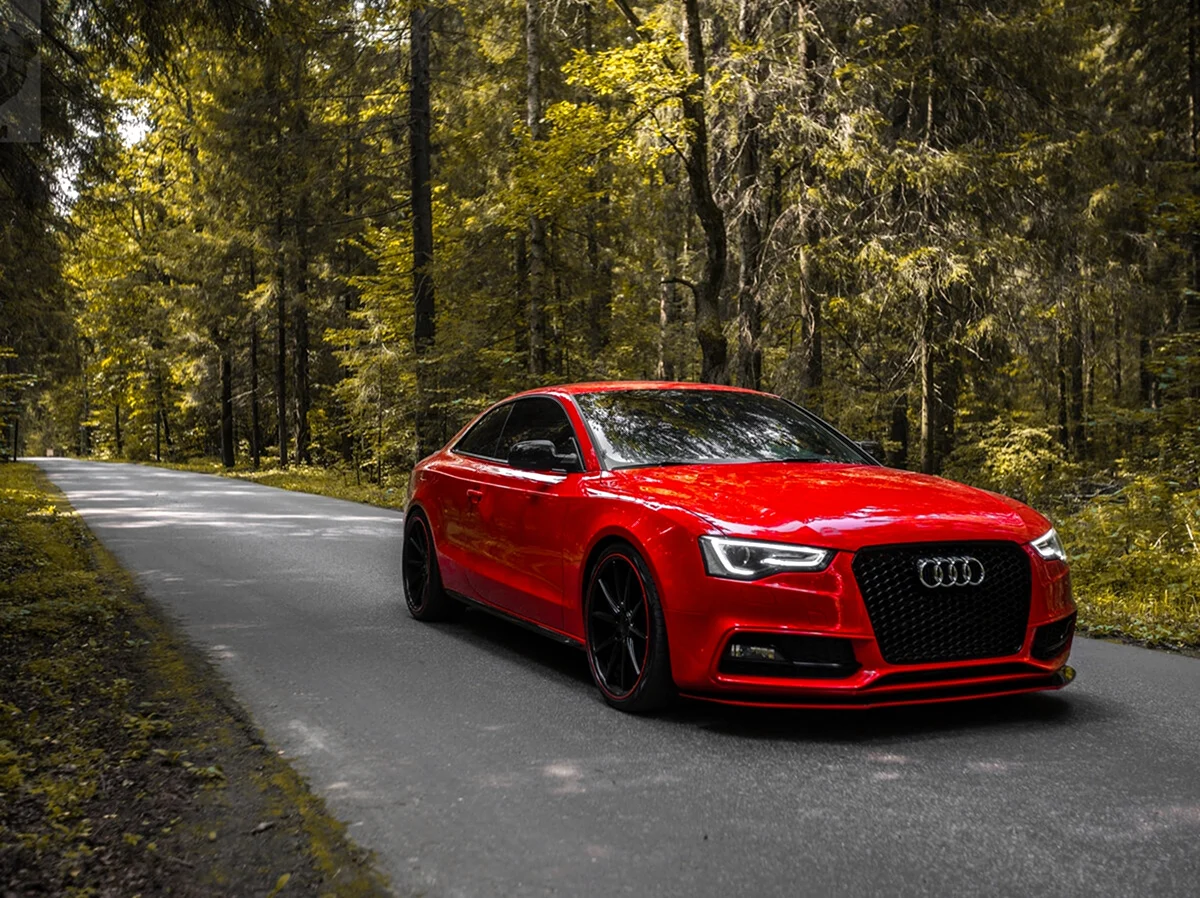 Audi a5 Red. Картинка