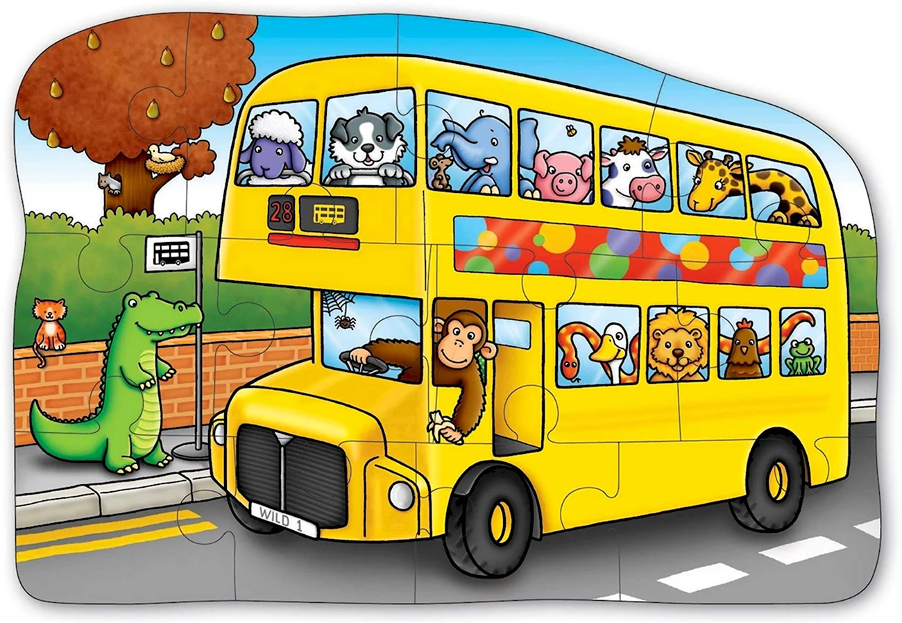 Автобус для детей. Картинка
