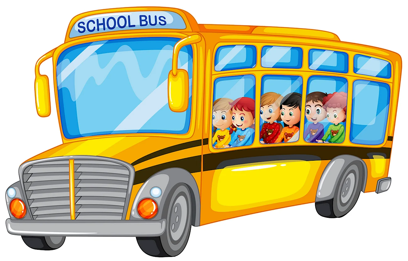 Автобус для дошкольников. Картинка