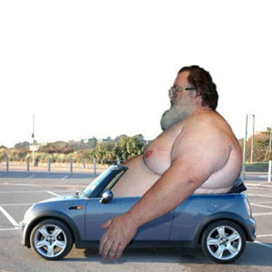 Автомобиль для толстых. Картинка