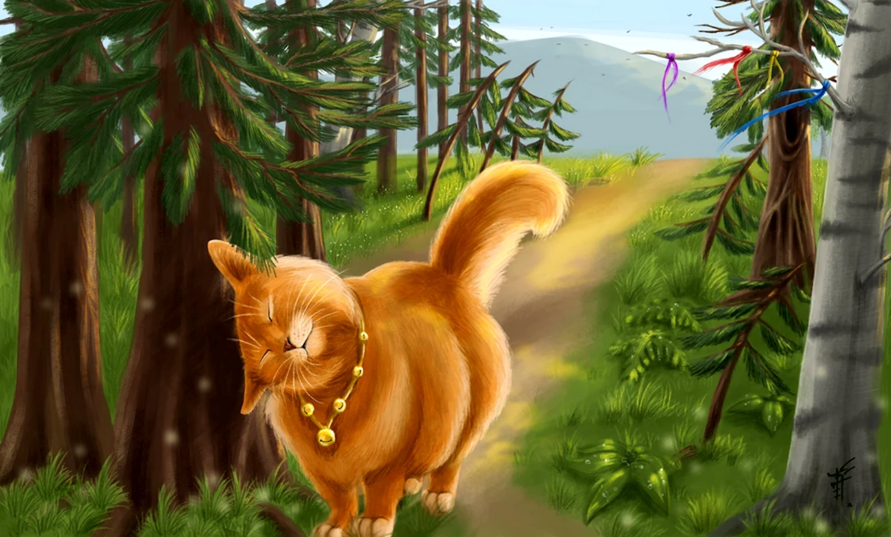 Баюн кот Баюн. Картинка из мультфильма
