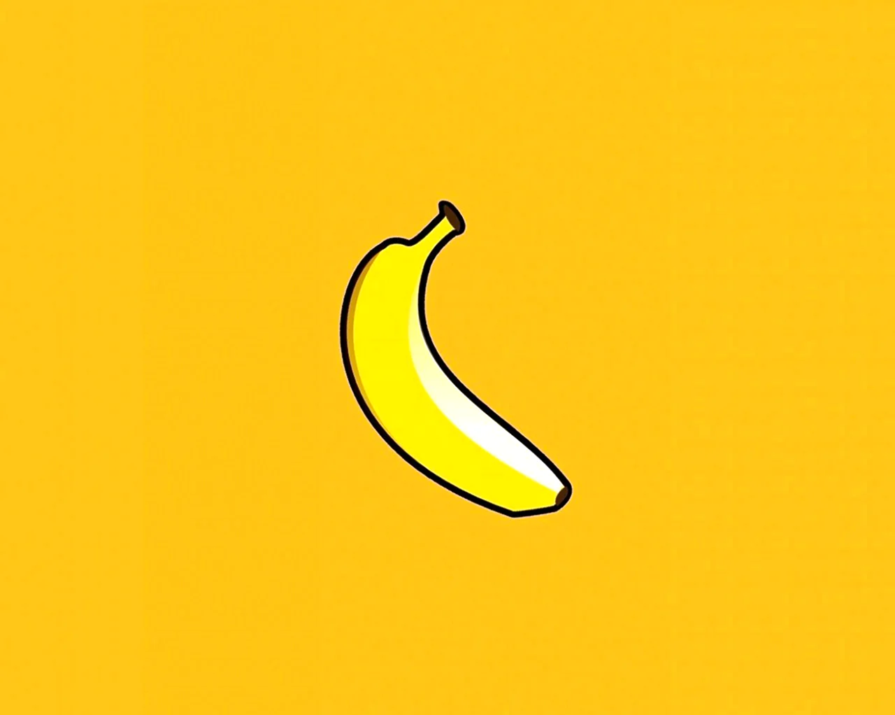 Банан из амонг АС. Для срисовки