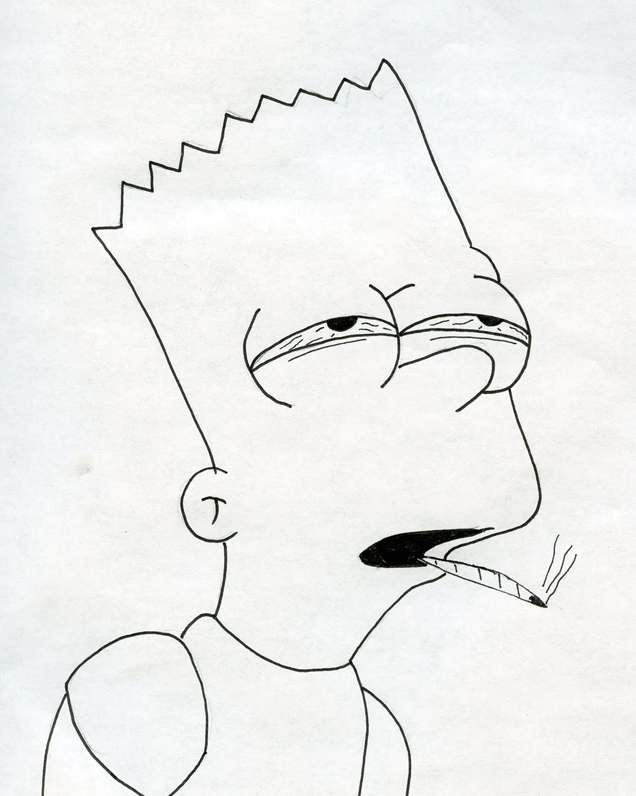 Барт симпсон рисунок. Картинка