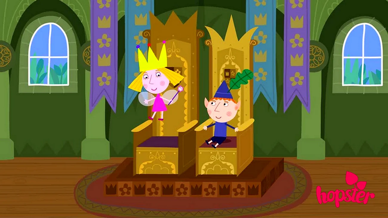 Бен и Холли Королева. Картинка из мультфильма